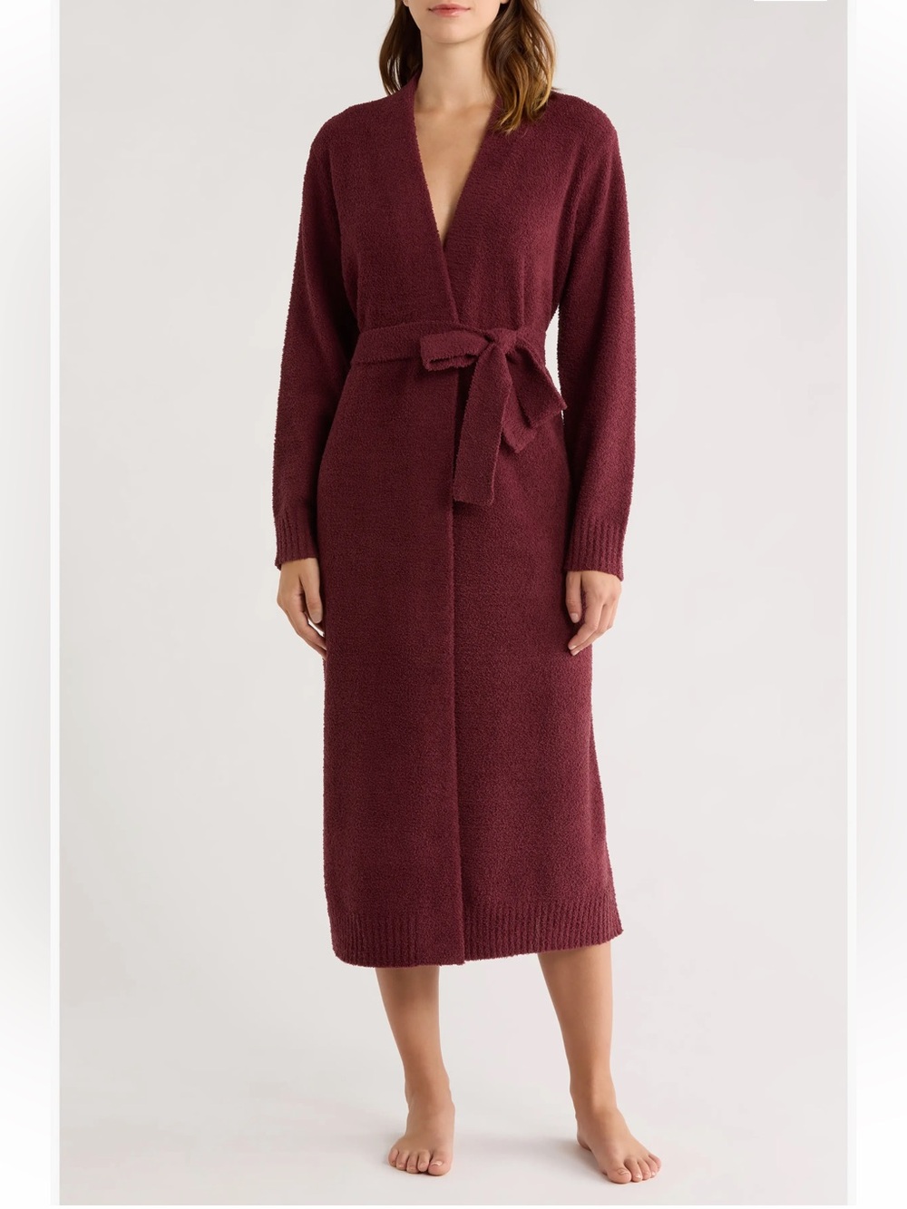UGG Lenny II Sweater Robe S Burgundy NWT